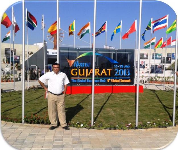 Dr Bharat Agravat Participated in Vibrant Gujarat 2013 Summit image